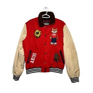 Akoo crew love bomber varsity jacket mens large streetwear urban outdoors